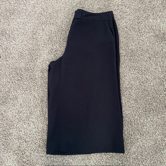Classiques Entier Wide Legged Black Capri Pants Pockets Lightweight Women's 12 - Picture 13 of 13